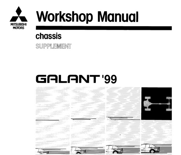 1999 Mitsubishi Galant Owner's Manual