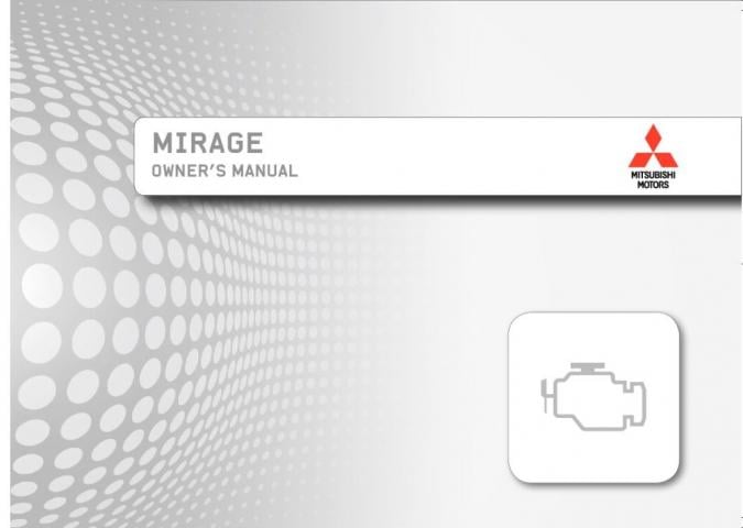 2019 Mitsubishi Mirage Owner's Manual
