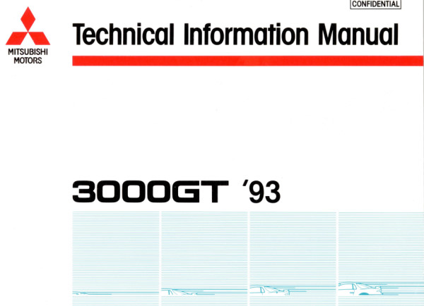 1993 Mitsubishi 3000GT Owner's Manual